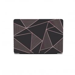 Harlow & Lloyd Macbook Cases Personalized Macbook Hard Shell Case - Black & Pink Geometric 12 Harlow & Lloyd Macbook Cases Personalized Macbook Hard Shell Case - Black & Pink Geometric