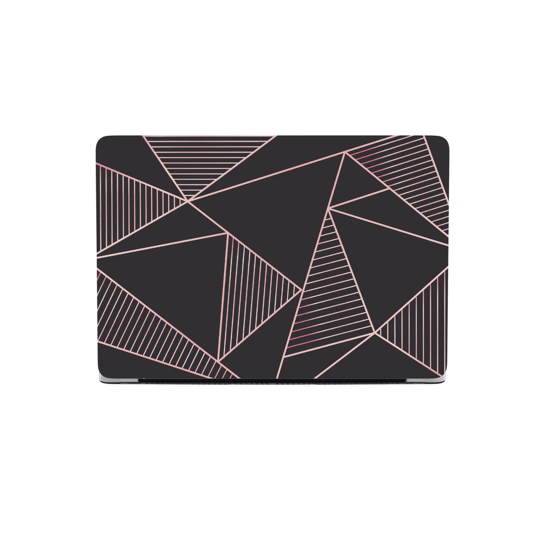 Harlow & Lloyd Macbook Cases Personalized Macbook Hard Shell Case - Black & Pink Geometric 7 Harlow & Lloyd Macbook Cases Personalized Macbook Hard Shell Case - Black & Pink Geometric