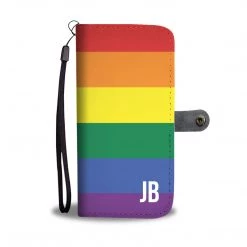 Wc-fulfillment Phone Cases Personalized LGBT Flag Phone Wallet Case