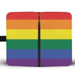 Wc-fulfillment Phone Cases Personalized LGBT Flag Phone Wallet Case