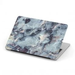 Harlow & Lloyd Macbook Cases Macbook Hard Shell Case - Blue Grey Marble