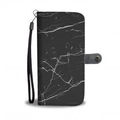 Wc-fulfillment Black Marble Phone Wallet Case Phone Cases