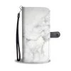 Wc-fulfillment White Marble Phone Wallet Case