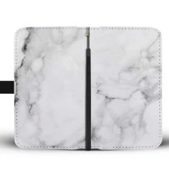 Wc-fulfillment White Marble Phone Wallet Case