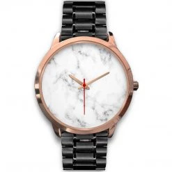 Wc-fulfillment Accessories Paris Unisex Rose Gold Watch - White Marble 26 Wc-fulfillment Accessories Paris Unisex Rose Gold Watch - White Marble