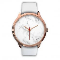 Wc-fulfillment Accessories Paris Unisex Rose Gold Watch - White Marble 23 Wc-fulfillment Accessories Paris Unisex Rose Gold Watch - White Marble