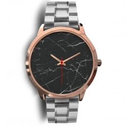 Wc-fulfillment Helsinki Unisex Rose Gold Watch - Black Marble 30 Wc-fulfillment Helsinki Unisex Rose Gold Watch - Black Marble