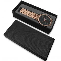 Wc-fulfillment Helsinki Unisex Rose Gold Watch - Black Marble 22 Wc-fulfillment Helsinki Unisex Rose Gold Watch - Black Marble