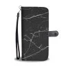 Wc-fulfillment Personalized Black Marble Phone Wallet Case