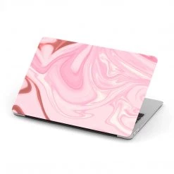 Harlow & Lloyd Macbook Hard Shell Case - Pink Marble