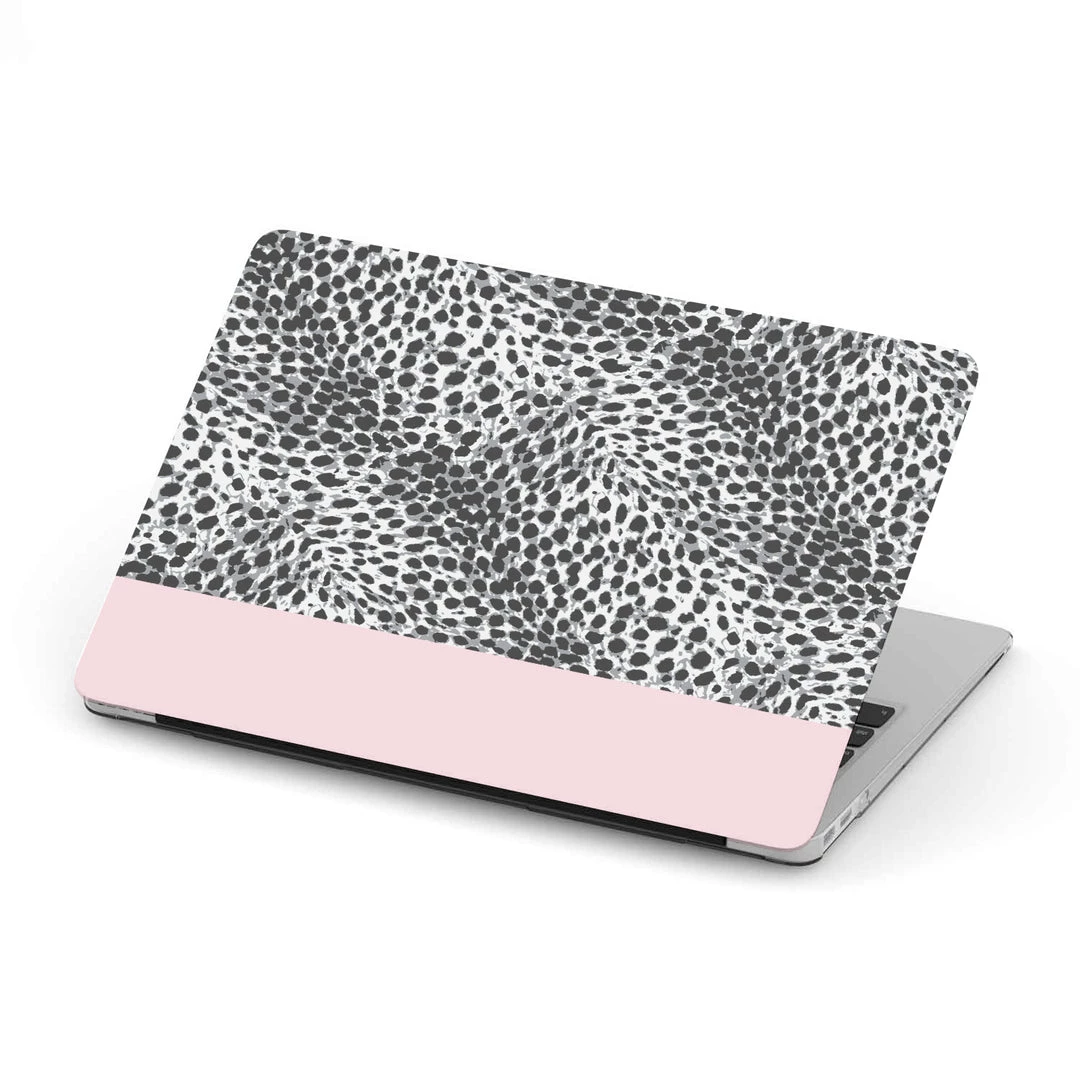 Harlow & Lloyd Personalized Macbook Hard Shell Case - Leopard & Custom Color 3 Harlow & Lloyd Personalized Macbook Hard Shell Case - Leopard & Custom Color