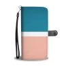 Wc-fulfillment Phone Cases Personalized Coral & Blue Phone Wallet Case