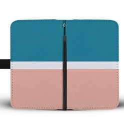 Wc-fulfillment Phone Cases Personalized Coral & Blue Phone Wallet Case