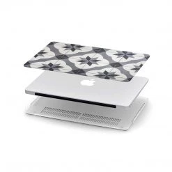 Harlow & Lloyd Macbook Hard Shell Case - Black & White Mosaic Tiles Macbook Cases 8 Harlow & Lloyd Macbook Hard Shell Case - Black & White Mosaic Tiles Macbook Cases