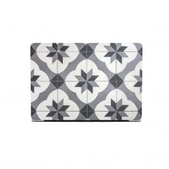 Harlow & Lloyd Macbook Hard Shell Case - Black & White Mosaic Tiles Macbook Cases