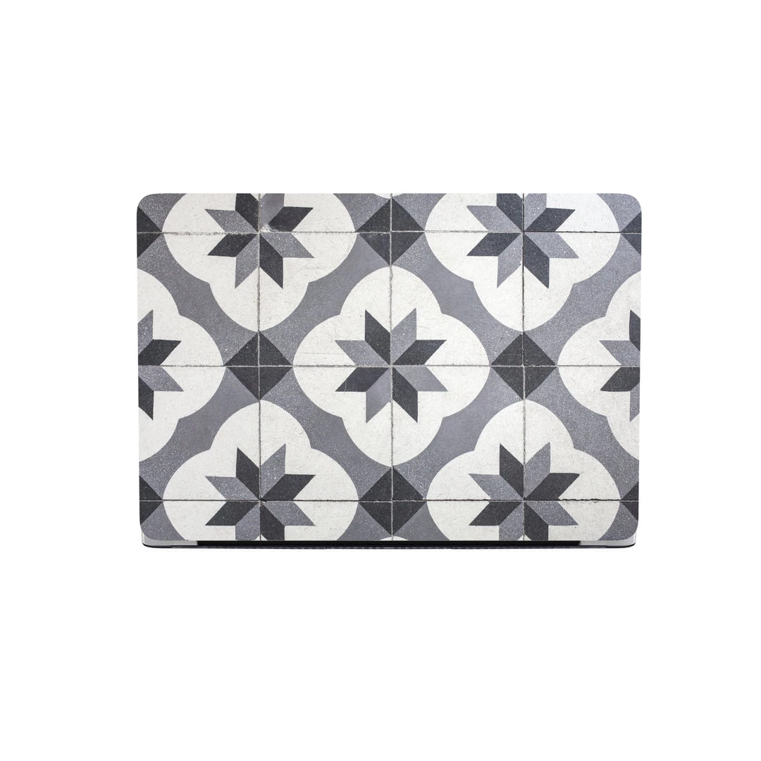 Harlow & Lloyd Macbook Hard Shell Case - Black & White Mosaic Tiles Macbook Cases 4 Harlow & Lloyd Macbook Hard Shell Case - Black & White Mosaic Tiles Macbook Cases