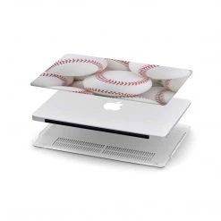 Harlow & Lloyd Macbook Cases Macbook Hard Shell Case - Baseballs