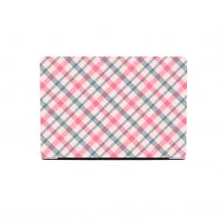 Harlow & Lloyd Personalized Macbook Hard Shell Case - Watermelon Check Plaid Macbook Cases