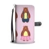 Wc-fulfillment Cute Bear Family Phone Wallet Case 2 Wc-fulfillment Cute Bear Family Phone Wallet Case