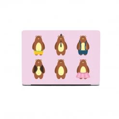 Harlow & Lloyd Macbook Hard Shell Case - Cute Bear Family Macbook Cases