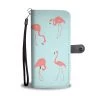 Wc-fulfillment Phone Cases Pink Flamingos Phone Wallet Case