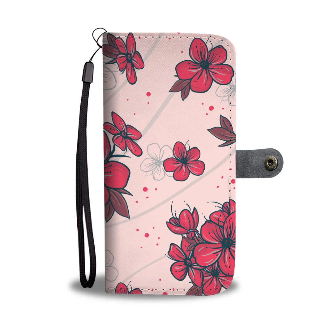 Wc-fulfillment Plum Blossom Phone Wallet Case Phone Cases 3 Wc-fulfillment Plum Blossom Phone Wallet Case Phone Cases