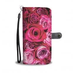 Wc-fulfillment Phone Cases Red Rose Passion Phone Wallet Case