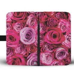 Wc-fulfillment Phone Cases Red Rose Passion Phone Wallet Case