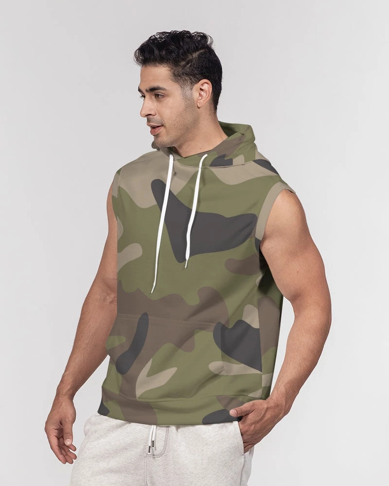 Harlow & Lloyd Woodland Camo Men's Premium Heavyweight Sleeveless Hoodie Hoodies 6 Harlow & Lloyd Woodland Camo Men's Premium Heavyweight Sleeveless Hoodie Hoodies