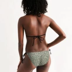 Harlow & Lloyd Soldier Camo Women's Triangle String Bikini 10 Harlow & Lloyd Soldier Camo Women's Triangle String Bikini