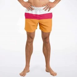 Subliminator Men Sweet Tangerine Swim Shorts 23 Subliminator Men Sweet Tangerine Swim Shorts