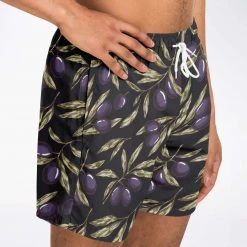 Subliminator Olive Tree Charcoal Swim Shorts