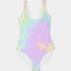 Harlow & Lloyd Lilac Mint Tie Dye Women's One-Piece Swimsuit