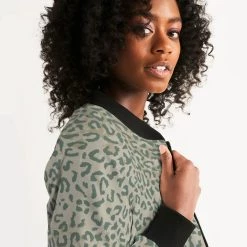 Harlow & Lloyd Jackets Soldier Camo Women's Bomber Jacket