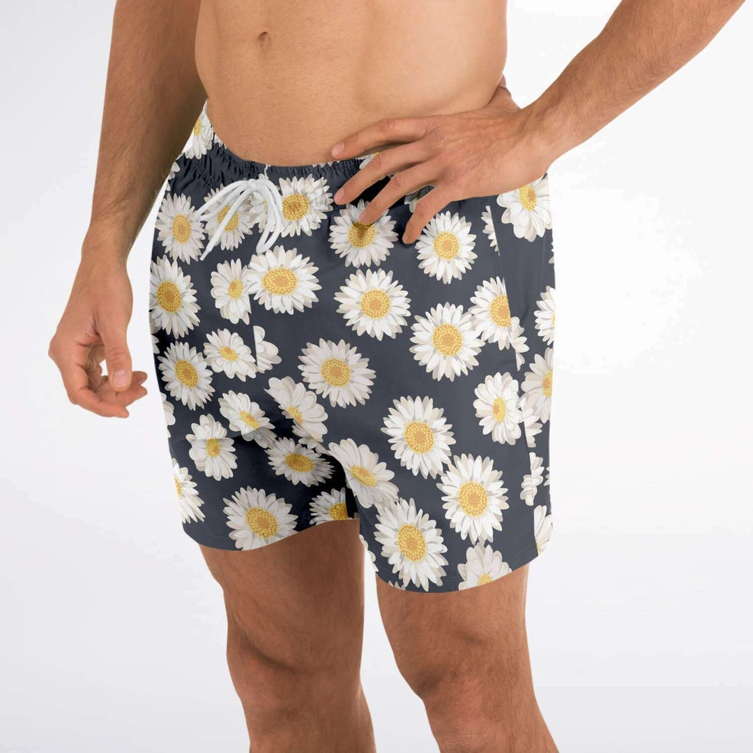 Subliminator Men Daisy Field Swim Shorts 5 Subliminator Men Daisy Field Swim Shorts