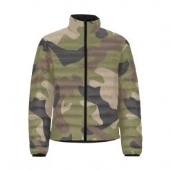 Harlow & LLoyd Jackets Woodland Camo Lightweight Puffer Jacket