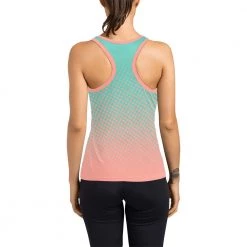 Harlow & Lloyd T Shirts & Tanks Green Peach Dots Racerback Tank