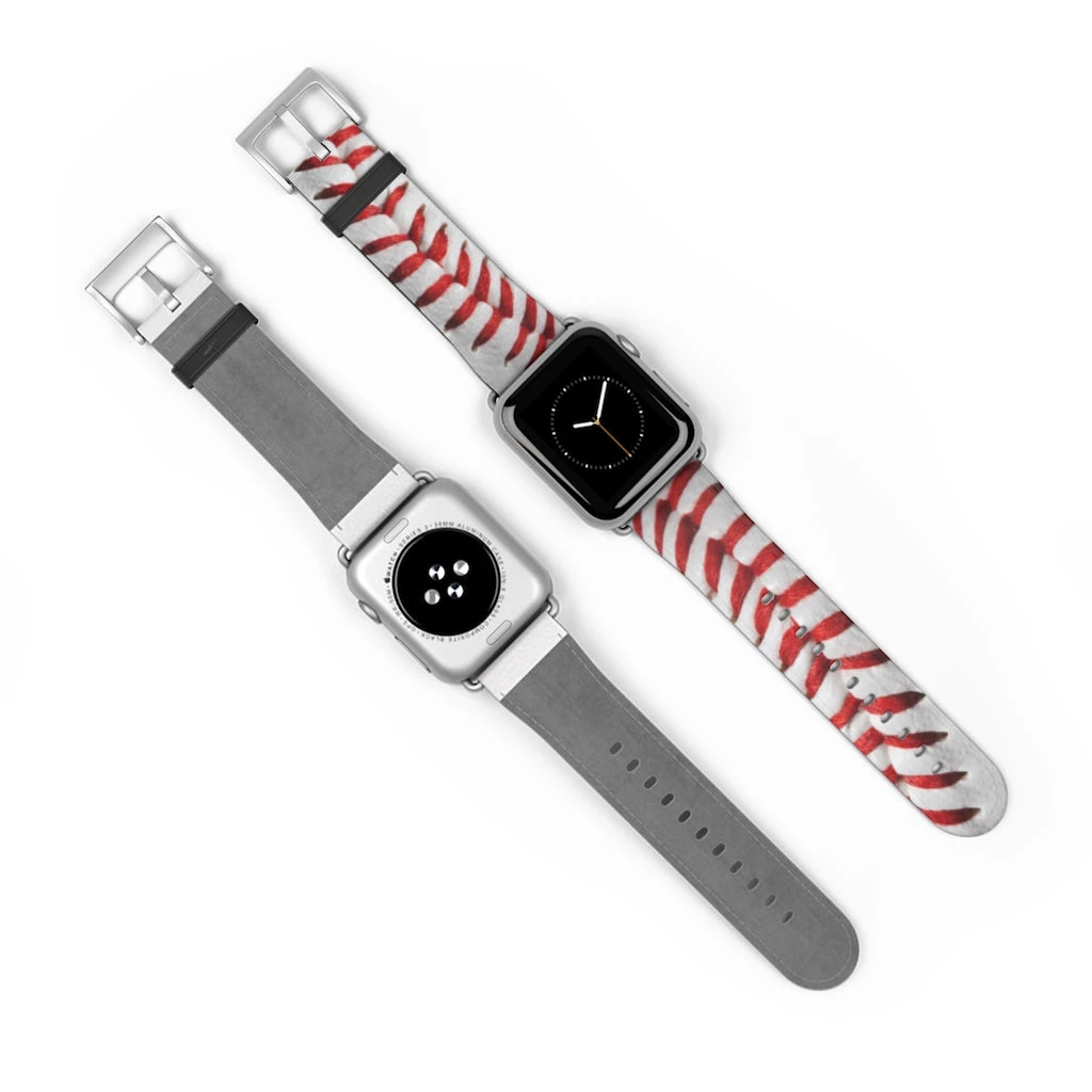 Printify Baseball Seam Apple Watch Band Accessories 9 Printify Baseball Seam Apple Watch Band Accessories