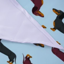 ThisNew Dachshund Dog Bandana / Scarf In Pale Blue