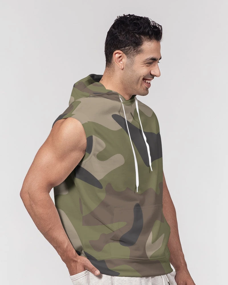 Harlow & Lloyd Woodland Camo Men's Premium Heavyweight Sleeveless Hoodie Hoodies 7 Harlow & Lloyd Woodland Camo Men's Premium Heavyweight Sleeveless Hoodie Hoodies