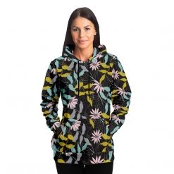 Subliminator Evening Floral Unisex Hoodie Hoodies