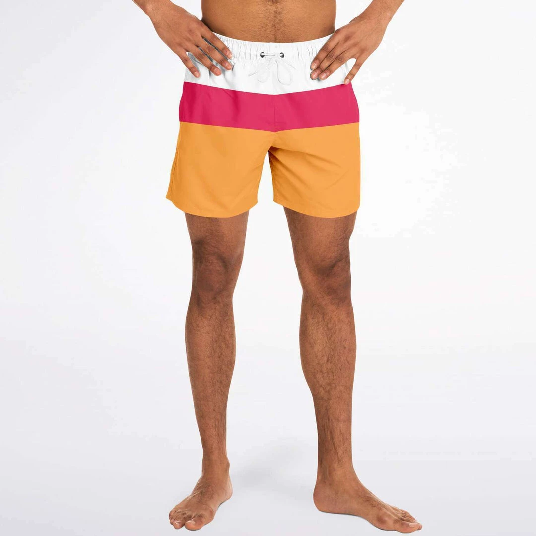 Subliminator Men Sweet Tangerine Swim Shorts 13 Subliminator Men Sweet Tangerine Swim Shorts