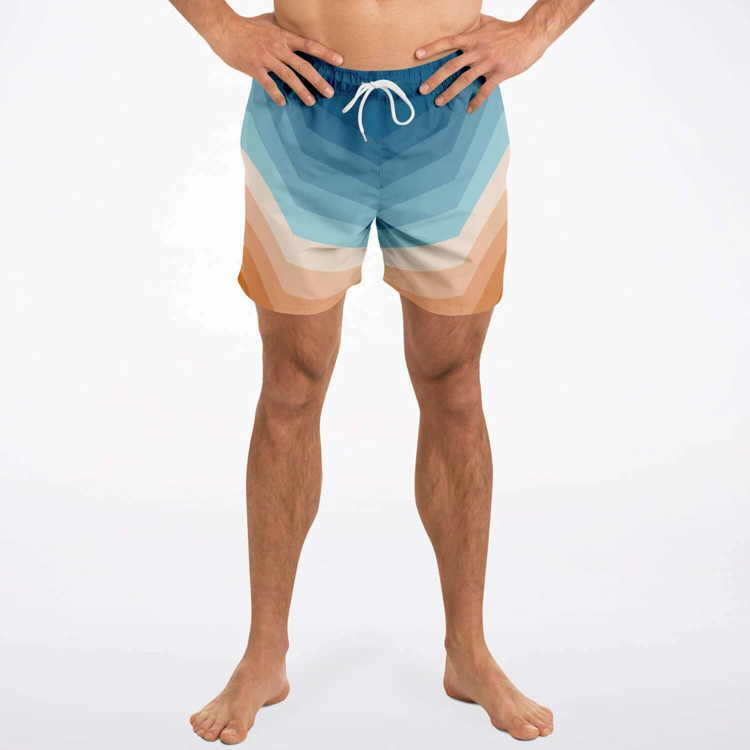Subliminator Sunshine Blue Swim Shorts Men 8 Subliminator Sunshine Blue Swim Shorts Men