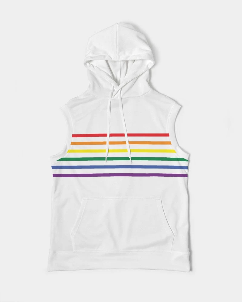 Harlow & Lloyd Rainbow Pride Premium Heavyweight Sleeveless Hoodie 3 Harlow & Lloyd Rainbow Pride Premium Heavyweight Sleeveless Hoodie