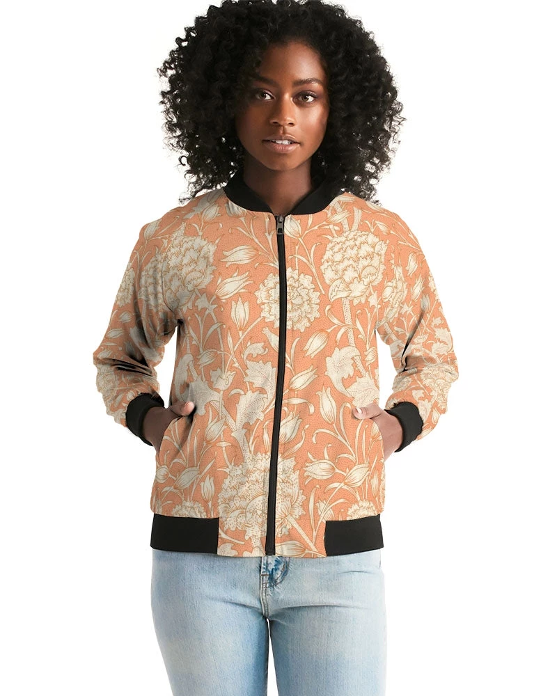 Harlow & Lloyd Vintage Tulip Women's Bomber Jacket 9 Harlow & Lloyd Vintage Tulip Women's Bomber Jacket