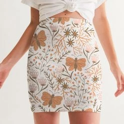 Harlow & Lloyd Retro Butterfly Women's Mini Skirt