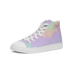 Harlow & Lloyd Lilac Mint Tie Dye Men's Hightop Canvas Shoe