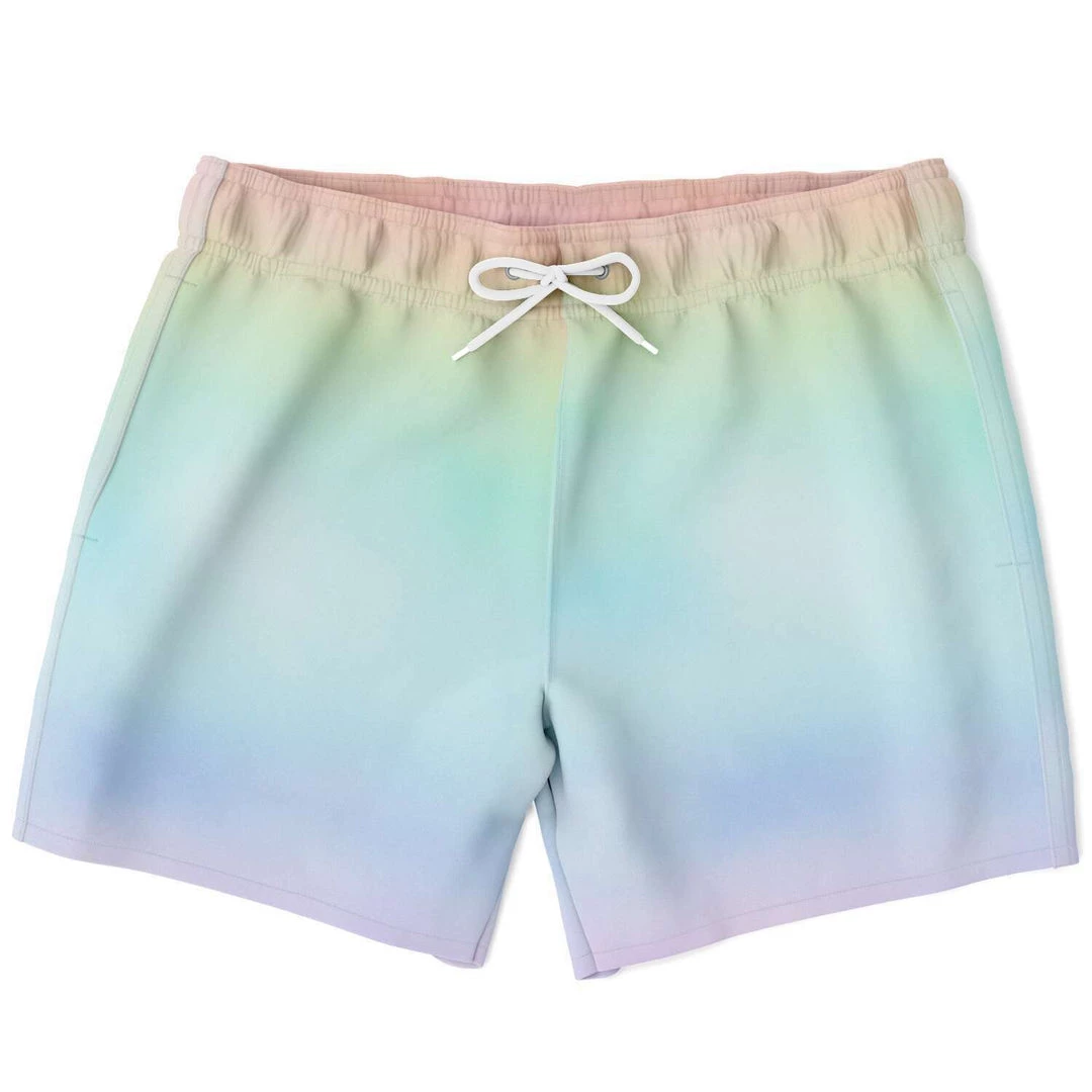 Subliminator Soft Rainbow Swim Shorts Men 3 Subliminator Soft Rainbow Swim Shorts Men