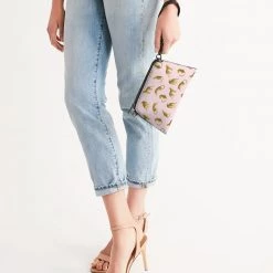 Harlow & Lloyd Pink Leopards Wristlet Bags