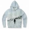 Subliminator Hoodies Snow Hiking Unisex Fleece Hoodie